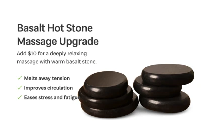 Basalt Hot Stone Massage Upgrade